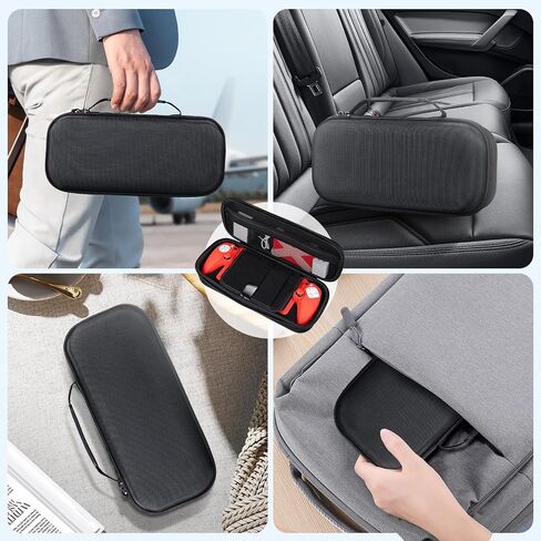 Crystal Shell Compatible with Sony Playstation Portal, PS5 Portal Hard Protective Case with Comfortable Ergonomic Grip & 4 Thumb Stick Caps, Playstation Portal Accessories in Saudi Arabia