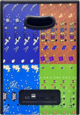 Handheld Arcade Game Console -10 Inch Mini Arcade Machine Cabinet - Classics Mini Player -Retro Games Included -Tabletop and Bartop Support for TV Output, Birthday Present Gift for Kids in Kuwait