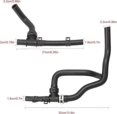 طقم أنابيب خرطوم السخان مع إمداد TEE-إرجاع متوافق مع مجموعة خرطوم سخان 2008-2020 Journey 2.4 VVT البديلة 5058437AK 5058437AI 5058437AD in Kuwait