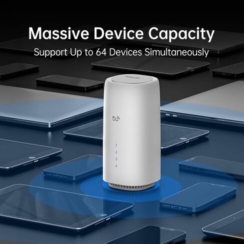 راوتر 5G، راوتر AX3000 WiFi6 5G CPE مع فتحة لبطاقة SIM، كوالكوم IPQ5018، SDX62، 8 هوائيات مدمجة عالية الكسب، 4 × 4 MIMO، نظام OpenWrt، راوتر خلوي 5G لاسلكي ثنائي النطاق غير مقفل، C8 in Kuwait