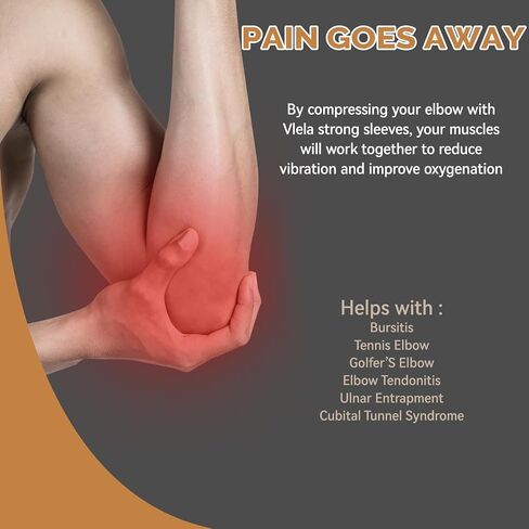 Copper Elbow Sleeve,Elbow Compression Sleeve, Elbow Brace For Tendonitis and Tennis Elbow,Golfers, Arthritis, Bursitis. Elbow Pain Relief,Weightlifting, Fit for Men & Women in Saudi Arabia