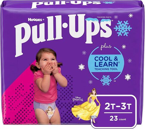 Pull-Ups Girls' Nighttime Potty Training Pants Training Underwear, 3T-4T, 18 Ct in Saudi Arabia
