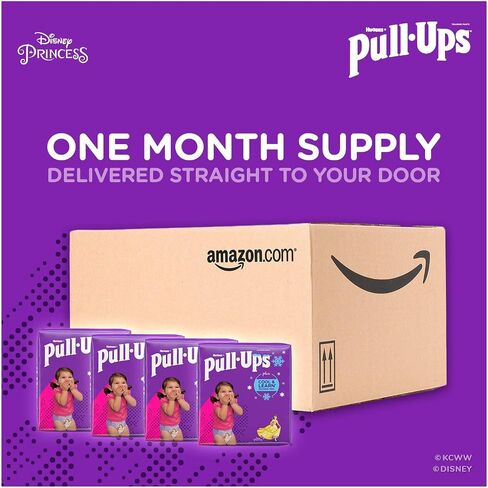 Pull-Ups Girls' Nighttime Potty Training Pants Training Underwear, 3T-4T, 18 Ct in Saudi Arabia
