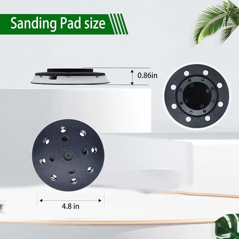 ترقية 492280 ETS 125 Eq وسادة الصنفرة البديلة الناعمة 125 مم 5 بوصة، متوافقة مع Festool ETS 125، ES 125، ETSC 125 وسادة الصنفرة in Kuwait