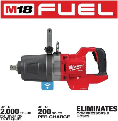 Milwaukee 2868-20 M18 FUEL 1 بوصة. أداة مفتاح الربط ذات عزم الدوران العالي بمقبض D فقط in Saudi Arabia