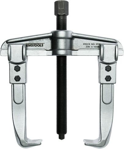 Teng Tools 90mm 2 Arm Internal/External Puller- Gear Removal Tool - SP1410 Silver, Internal 90mm External 133mm Depth 97mm in Saudi Arabia