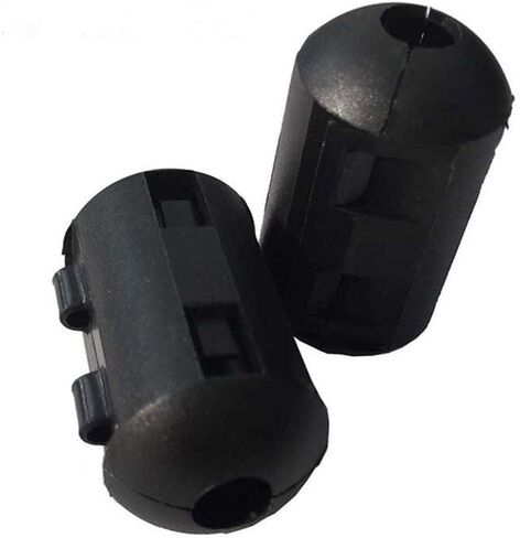20pcs 5mm 0.2'' Electronics Filter Ferrite Bead Ferrite Clip Ferrite Clamps Chokes Ferrite Core Ferrite Snap Black in Saudi Arabia