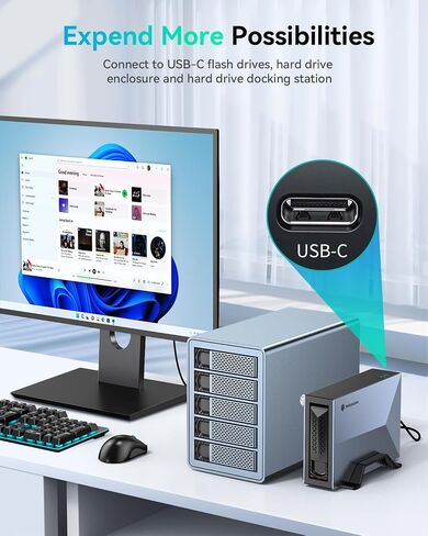 Yottamaster NAS Enclosure for 18TB 3.5" & 2.5" SATA HDD/SSD, 1 Bay Network Attached Storage, Quad Core CPU RAM DDR4, Personal Private Home Cloud, Network Hard Drive Enclosure Ethernet (Diskless) in Saudi Arabia