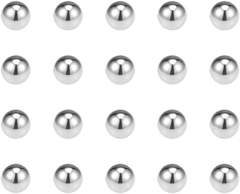 uxcell 7mm Bearing Balls 304 Stainless Steel G100 Precision Balls 50pcs in Kuwait