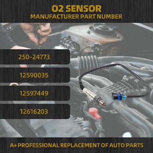 Dasbecan O2 Oxygen Sensor Compatible with Cadillac ATS CTS SRX XTS 2005-2014 Chevrolet Traverse Camaro Equinox Buick Enclave GMC Acadia Suzuki XL-7 2.8L 3.6L 4.6L Downstream Upstream 250-24773 in Saudi Arabia