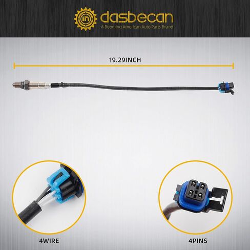 Dasbecan O2 Oxygen Sensor Compatible with Cadillac ATS CTS SRX XTS 2005-2014 Chevrolet Traverse Camaro Equinox Buick Enclave GMC Acadia Suzuki XL-7 2.8L 3.6L 4.6L Downstream Upstream 250-24773 in Saudi Arabia