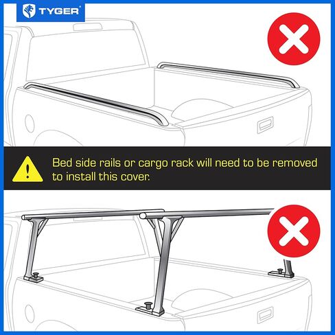Tyger Auto T1 Soft Roll Up Truck Bed Tonneau Cover Compatible with 2004-2012 Chevy Colorado / GMC Canyon; 2006-2008 Isuzu I350 | Fleetside 5'1" Bed (61") | TG-BC1C9001 , Black in Saudi Arabia