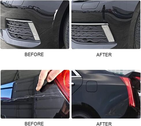 طلاء أسود لإصلاح خدوش السيارات، مزيل خدوش طلاء السيارات سريع وسهل، قلم طلاء السيارة ثنائي في واحد للمركبات، 0.4oz in Kuwait