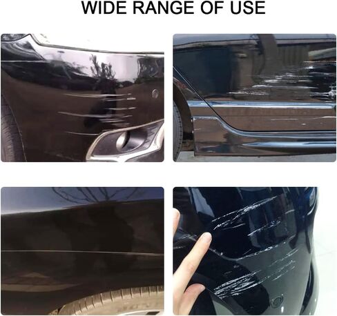طلاء أسود لإصلاح خدوش السيارات، مزيل خدوش طلاء السيارات سريع وسهل، قلم طلاء السيارة ثنائي في واحد للمركبات، 0.4oz in Kuwait