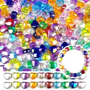 500 PCS حبات شكل النجوم ، تجويف أكريليك ملون ملون حبات فضفاضة لطيف ، AB حبة ملونة لسوار الصداقة DIY مركبة المجوهرات in Kuwait