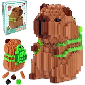 Capybara Building Blocks, 1606 PCS Capybara Mini Building Block Sets, Capibara Micro Building Blocks with Turtle, Party Favors Birthday Gifts for Adults in Saudi Arabia