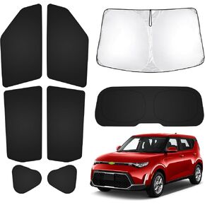 T TGBROS Window Privacy Sunshade for 2020-2024 Tesla Model Y Accessories Windshield Rear Side Window Full Set Car Sun Shades Blocks UV Rays Keeps Your Vehicle Cool Foldable 8PCS in Kuwait