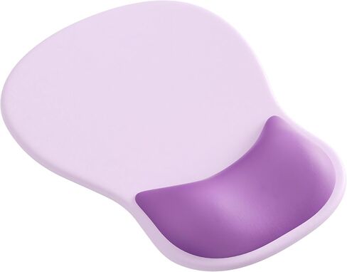 Ergonomic Mouse Pad with Wrist Rest,Cute Gel Mousepad Wrist Support - Small Mini Portable for Travel Mouse Pads for Desk Laptop,Computer,Office & Home Decor (Pink&Light Pink) in Saudi Arabia