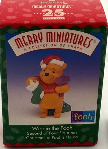 Hallmark Merry Miniature Winnie The Pooh Christmas at Poohs House in Saudi Arabia