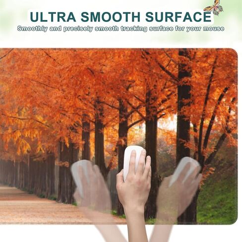 Elk and Mountain Extra Gaming Gaming Mouse Pad ، Desk Mat ، قاعدة مطاطية غير قابلة للانزلاق ، موسيباد للمدرسة ، العمل ، هدايا ديكور الإكسسوارات المنزلية 31.5 "× 11.8" in Saudi Arabia