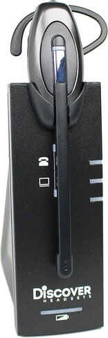 Discover D904 Convertible DECT Wireless Office Headset System with Unlimited Talk Time for Professionals- Works with PC/Mac and Desk Phone- 3 Year Warranty (Renewed) in Saudi Arabia