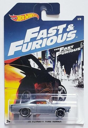 Hot Wheels '70 Plymouth Road Runner, [Gray] Fast & Furious 3/8 in Saudi Arabia