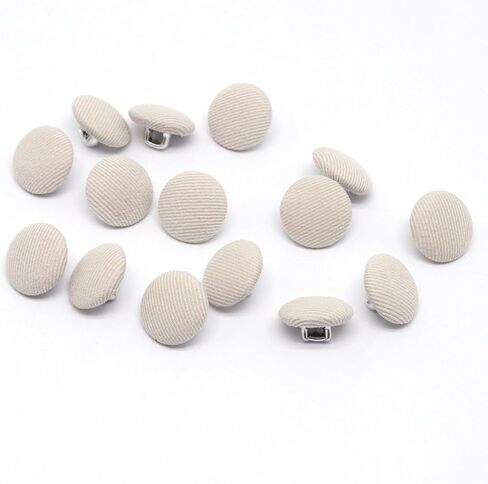 30PCS 12.5mm Fabric Cloth Covered Buttons with Shank, Round Buttons for Clothes, Bridal Wedding Dress, DIY Sewing, Tuxedo, Suits, Coats, Handmade Craft, Burgundy in Saudi Arabia