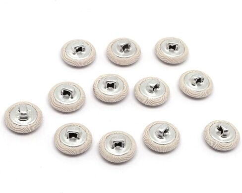 30PCS 12.5mm Fabric Cloth Covered Buttons with Shank, Round Buttons for Clothes, Bridal Wedding Dress, DIY Sewing, Tuxedo, Suits, Coats, Handmade Craft, Burgundy in Saudi Arabia