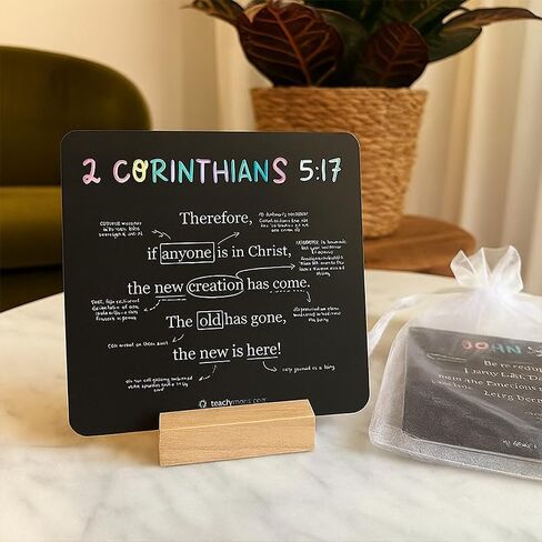 52 Scripture Cards, Scripture Cards with Bible Verses, A Mapped Bible Verse for Every Week of The Year, Christian Bible Gifts(Contains 27 cards + base, double-sided card design) in Saudi Arabia