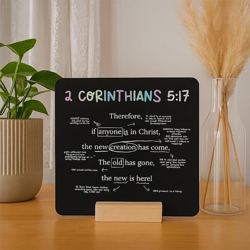 52 Scripture Cards, Scripture Cards with Bible Verses, A Mapped Bible Verse for Every Week of The Year, Christian Bible Gifts(Contains 27 cards + base, double-sided card design) in Saudi Arabia