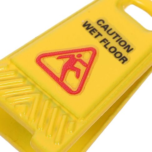 Garneck 5pcs Dollhouse Mini Wet Floor Sign Sign Serboy Writy Safety Ornament Tiny Pary of Slip Scl in Saudi Arabia