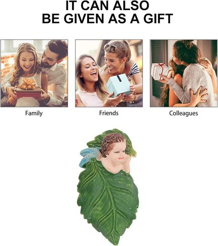 Cabilock 5pcs Fairy Garden Figurines Miniature Ornament DIY Fairies Figure Dollhouse Decoration for Landscape Scenes Bonsai Crafts Pots Accessories Green in Saudi Arabia