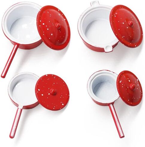 Odoria 1/12 Miniature Pots and Pans Dollhouse Decoration Accessories, Blue in Saudi Arabia