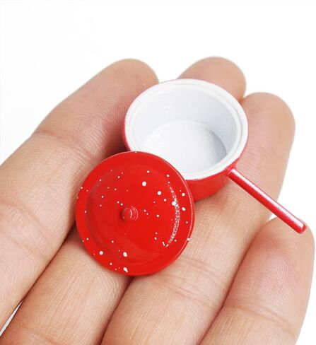 Odoria 1/12 Miniature Pots and Pans Dollhouse Decoration Accessories, Blue in Saudi Arabia