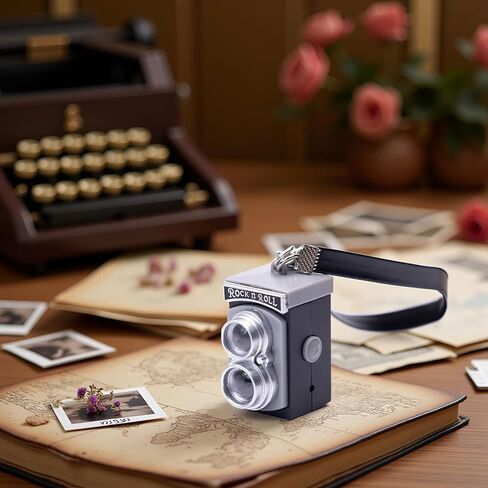 1Pc Black 1:4 Scale Mini Camera Prop Ornament Vintage Camera Model,Vintage Camera Prop,Miniature Camera,Prop Camera,Miniature Digital Camera Mini Decoration Accessories，Dollhouse Accessories(WFA1143) in Saudi Arabia