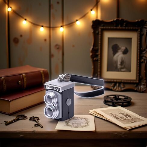 1Pc Black 1:4 Scale Mini Camera Prop Ornament Vintage Camera Model,Vintage Camera Prop,Miniature Camera,Prop Camera,Miniature Digital Camera Mini Decoration Accessories，Dollhouse Accessories(WFA1143) in Saudi Arabia