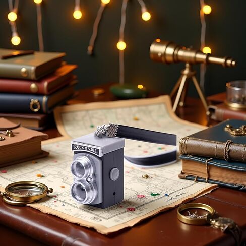 1Pc Black 1:4 Scale Mini Camera Prop Ornament Vintage Camera Model,Vintage Camera Prop,Miniature Camera,Prop Camera,Miniature Digital Camera Mini Decoration Accessories，Dollhouse Accessories(WFA1143) in Saudi Arabia