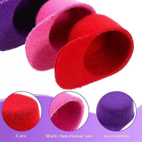 VABUELLY 6PCS CAPBALLE CAPS MINI DOLL HATS Party Dress Hat for DIY Crafts Hair Associory Dollhouse Decoration Dollhouse in Saudi Arabia
