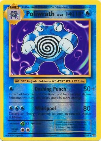 Pokemon - Poliwrath (25/108) - XY Evolutions - Reverse Holo in Saudi Arabia