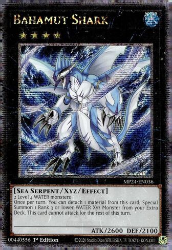 قرش Bahamut - MP24 -EN036 - ربع القرن Secret Rare - الإصدار الأول in Saudi Arabia