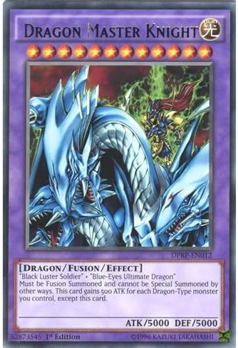 YuGiOh : DPRP-EN012 1st Ed Dragon Master Knight Rare Card - ( Yu-Gi-Oh! Single Card ) by Deckboosters in Saudi Arabia