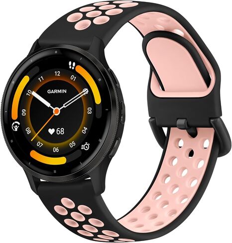 Meliya Bands Compatible with Garmin Vivoactive 4 Watch Band, Garmin Venu 3 / Venu 2 Watch Band Women Men, Soft Silicone Sport Replacement Strap for Garmin Venu 3, Venu 2, Vivoactive 4, Forerunner 745 / 265 / 255 Music Smart Watch in Kuwait