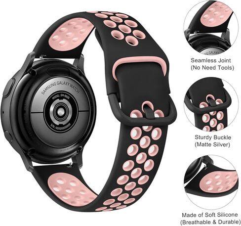 Meliya Bands Compatible with Garmin Vivoactive 4 Watch Band, Garmin Venu 3 / Venu 2 Watch Band Women Men, Soft Silicone Sport Replacement Strap for Garmin Venu 3, Venu 2, Vivoactive 4, Forerunner 745 / 265 / 255 Music Smart Watch in Kuwait