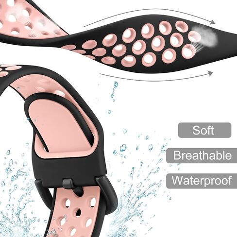 Meliya Bands Compatible with Garmin Vivoactive 4 Watch Band, Garmin Venu 3 / Venu 2 Watch Band Women Men, Soft Silicone Sport Replacement Strap for Garmin Venu 3, Venu 2, Vivoactive 4, Forerunner 745 / 265 / 255 Music Smart Watch in Kuwait