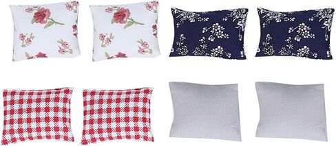 1:12 Dollhouse Pillow Cushions, Mini Realistic Pillows Miniature Docaration Accessory for Doll House Living Room Sofa Bedroom Bed(Sofa Pillow) in Saudi Arabia