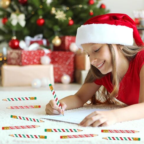 50pcs عيد الميلاد قلم رصاص قصير مع ممحاة 4 في شريط أخضر أحمر كتابة قلم رصاص الخشب عيد الميلاد نصف القلم الرصاص لفصول الطبقة القرطاسية الهدية in Saudi Arabia