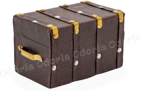 Odoria 1/12 Miniature Trunk Dollhouse Decoration Accessories in Saudi Arabia