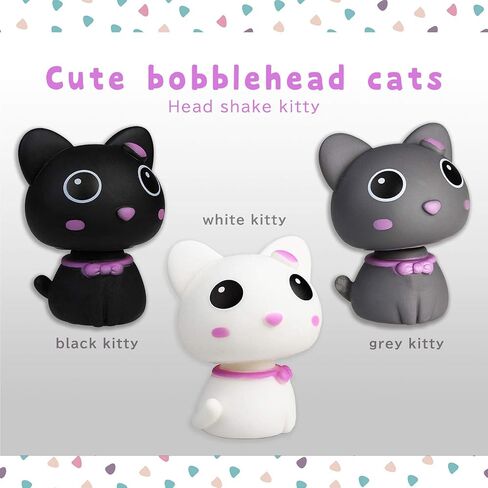 لطيف القطط Bobblehead Home Home Head Shake Kitty (Black) in Saudi Arabia