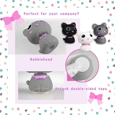 لطيف القطط Bobblehead Home Home Head Shake Kitty (Black) in Saudi Arabia