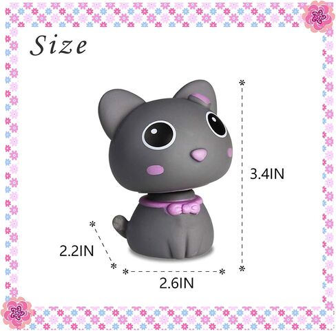 لطيف القطط Bobblehead Home Home Head Shake Kitty (Black) in Saudi Arabia
